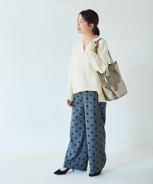 le.coeur blanc(ルクールブラン)の「ドットワイドパンツ(その他パンツ・レディース・ブラック系その他/グレー系その他・38/36)」の21枚目の写真