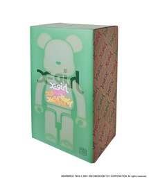 BE@RBRICK X-girl CLEAR GREEN 1000%ベアブリック BE@RBRICK X-girl CLEAR GREEN 1000%ベアブリック BE@RBRICK