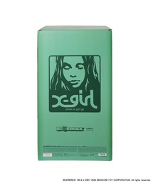 X-girl（エックスガール）の「BE@RBRICK X-girl CLEAR GREEN