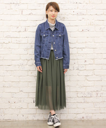 CIAOPANIC | 【Ciaopanic】　裾断ち切りＧジャン(デニムジャケット)