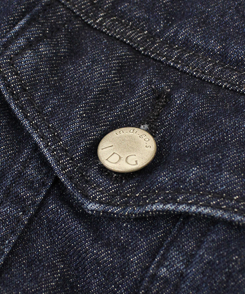 CIAOPANIC（チャオパニック）の「【Ciaopanic】　裾断ち切りＧジャン（デニムジャケット・レディース・ブルー/インディゴブルー・FREE）」の10枚目の写真