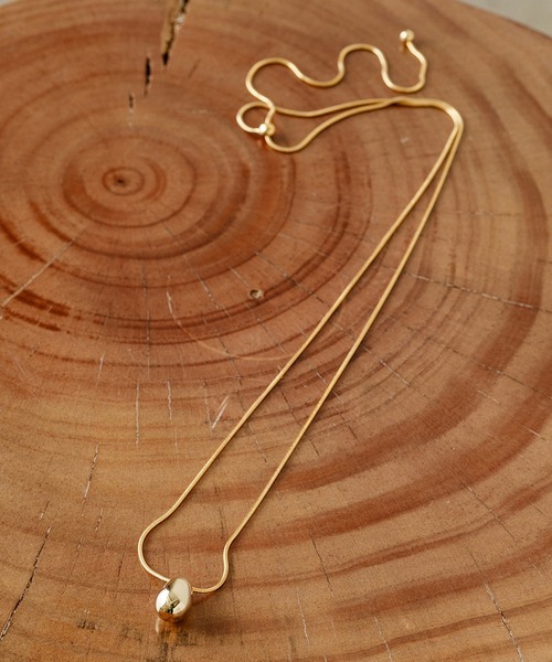 LOUNGEDRESS（ラウンジドレス）の「【GALENA/ガレナ】EGGネックレス（ネックレス・レディース・シルバー/ゴールド・FREE）」の3枚目の写真