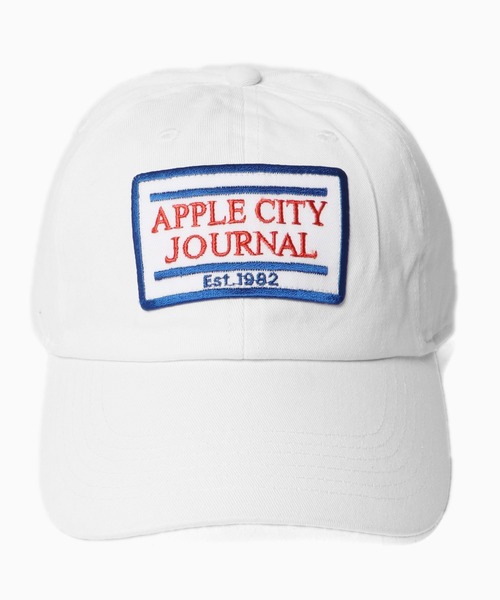 PARROTT CANVAS(パロットキャンバス)の「PARROTT CANVAS/パロットキャンバス Apple City journal Cap キャップ(キャップ・レディース・ホワイト/ネイビー・FREE)」の13枚目の写真