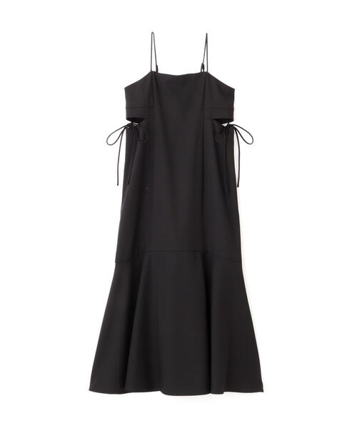 FREE'S MART（フリーズマート）の「サイドカットマーメイドキャミワンピース（ワンピース・レディース・グリーン系その他/ブラック/ブラック系その他・SMALL/MEDIUM）」の4枚目の写真