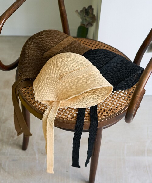 FREAK'S STORE(フリークスストア)の「マルチウェイ ペーパーハット(ハット・レディース・ブラウン/ナチュラル/ブラック・ONE SIZE)」の1枚目の写真