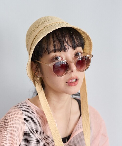 FREAK'S STORE(フリークスストア)の「マルチウェイ ペーパーハット(ハット・レディース・ブラウン/ナチュラル/ブラック・ONE SIZE)」の7枚目の写真