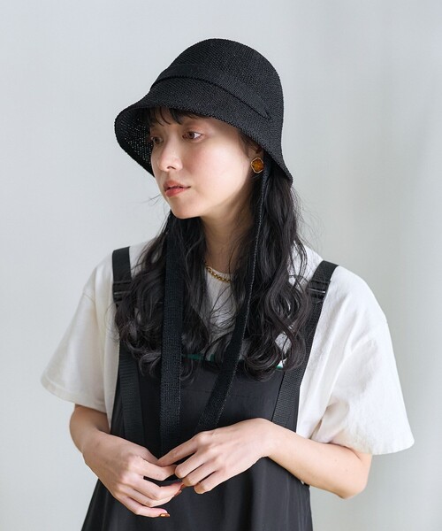 FREAK'S STORE(フリークスストア)の「マルチウェイ ペーパーハット(ハット・レディース・ブラウン/ナチュラル/ブラック・ONE SIZE)」の11枚目の写真