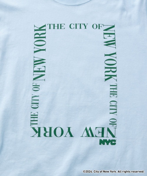 GOOD ROCK SPEED(グッドロックスピード)の「NYC × GOOD ROCK SPEED ロゴプリントTシャツ(Tシャツ/カットソー・レディース・グレー/ブルー/ホワイト・FREE)」の17枚目の写真