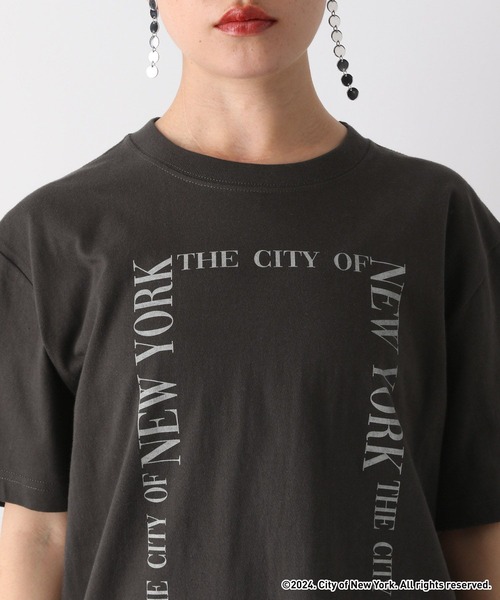 【GOOD ROCK SPEED】プリントTシャツ（NYC/ニューヨーク） GOOD ROCK SPEED:〈洗濯機可能〉NYC カラー ロゴ プリント TEE