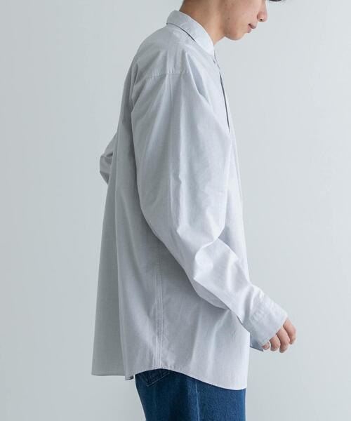 FORK&SPOON（フォークアンドスプーン）の「FORK&SPOON　ファインブロードロングスリーブシャツ（シャツ/ブラウス・メンズ・ストライプ/チェック・4/5）」の16枚目の写真