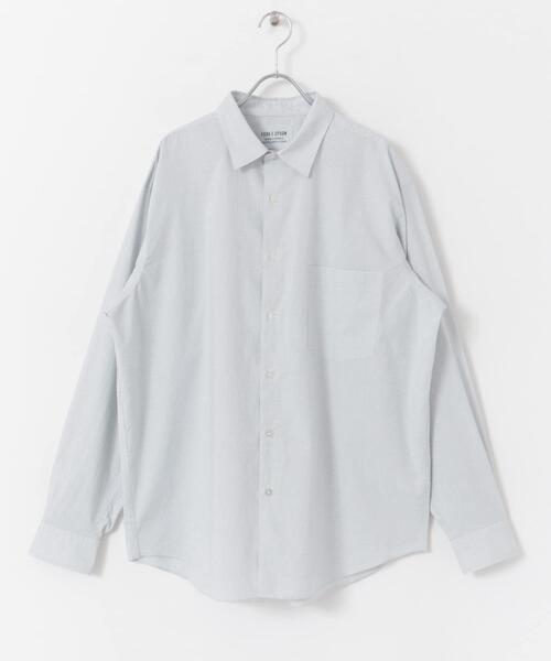 FORK&SPOON（フォークアンドスプーン）の「FORK&SPOON　ファインブロードロングスリーブシャツ（シャツ/ブラウス・メンズ・ストライプ/チェック・4/5）」の14枚目の写真