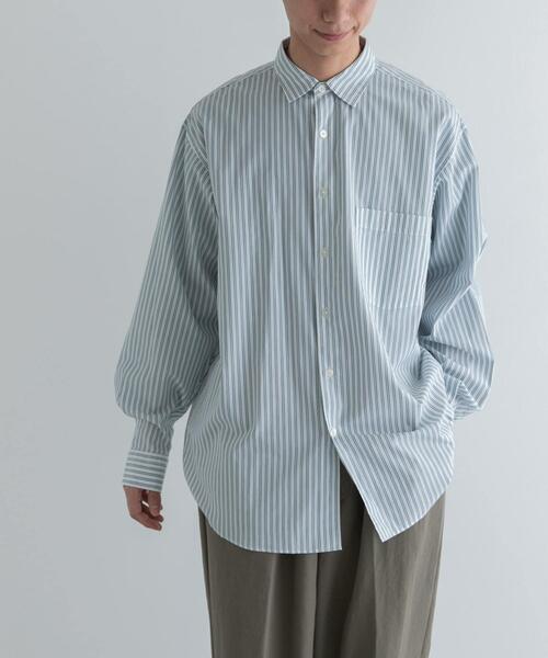 FORK&SPOON（フォークアンドスプーン）の「FORK&SPOON　ファインブロードロングスリーブシャツ（シャツ/ブラウス・メンズ・ストライプ/チェック・4/5）」の12枚目の写真