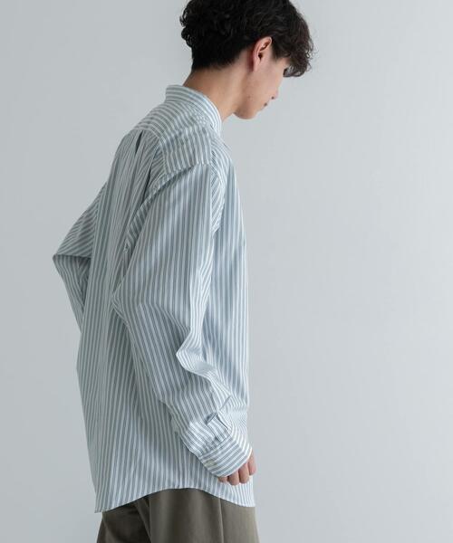 FORK&SPOON（フォークアンドスプーン）の「FORK&SPOON　ファインブロードロングスリーブシャツ（シャツ/ブラウス・メンズ・ストライプ/チェック・4/5）」の11枚目の写真