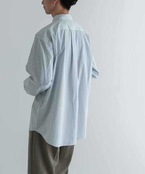 FORK&SPOON（フォークアンドスプーン）の「FORK&SPOON　ファインブロードロングスリーブシャツ（シャツ/ブラウス・メンズ・ストライプ/チェック・4/5）」の10枚目の写真