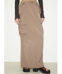 THROW WOVEN CARGO COLUMN SK ウーブン カーゴ コラム スカート