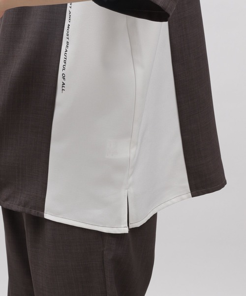 LAKOLE（ラコレ）の「DRYPE切替半袖シャツ / 993506（シャツ/ブラウス・メンズ・ブルー/チャコールグレー/グリーン/ベージュ・X-LARGE/LARGE/MEDIUM/SMALL）」の6枚目の写真