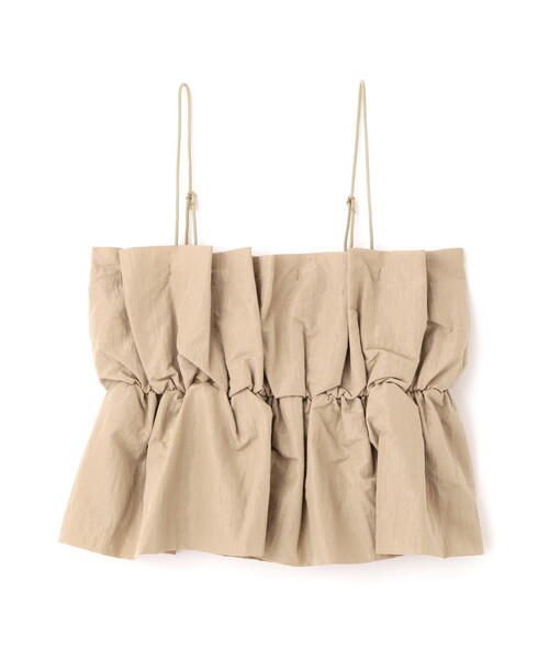 FREE'S MART（フリーズマート）の「◆シャイニーキャミソールビスチェ（シャツ/ブラウス・レディース・ブラック/ホワイト/レッド/ベージュ・FREE）」の5枚目の写真