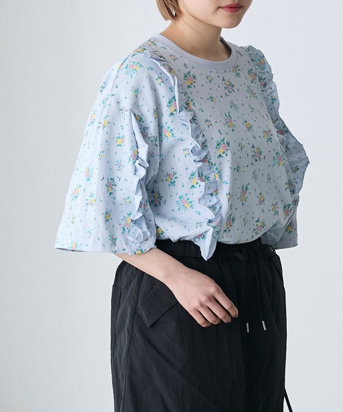 TheOpen Product フラワープリント オーバーシャツ Theopen Product Flower Print Oversized Shirt - Yellow