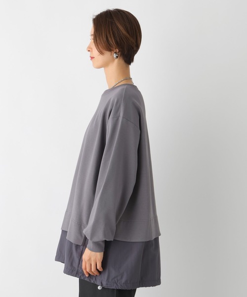 LEPSIM(レプシィム)の「異素材切り替えチュニック 992091(Tシャツ/カットソー・レディース・オフホワイト/チャコールグレー/ベージュ・FREE)」の17枚目の写真