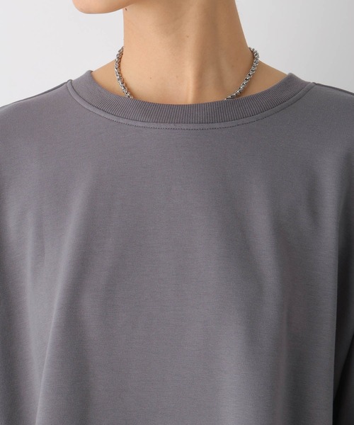 LEPSIM(レプシィム)の「異素材切り替えチュニック 992091(Tシャツ/カットソー・レディース・オフホワイト/チャコールグレー/ベージュ・FREE)」の19枚目の写真