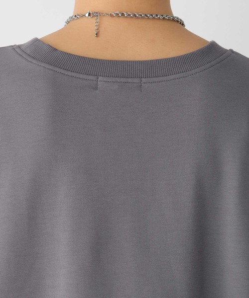 LEPSIM(レプシィム)の「異素材切り替えチュニック 992091(Tシャツ/カットソー・レディース・オフホワイト/チャコールグレー/ベージュ・FREE)」の22枚目の写真