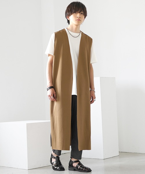 ヨーカン　ノースリーブジレ　ジーンズ生地 ヨーカン ノースリーブジレ ジーンズ生地 ヨーカン ノースリーブジレ