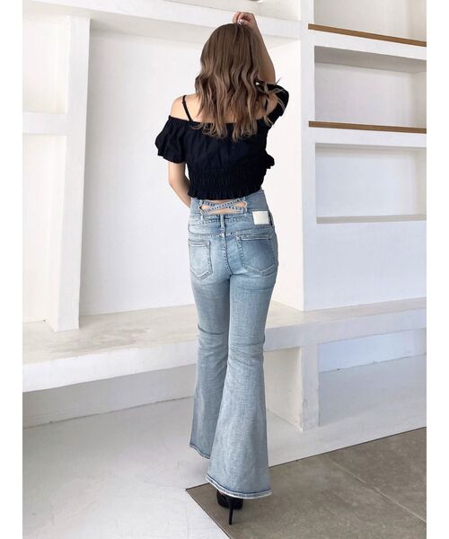 GYDA（ジェイダ）の「Symmetry GYDAチャームオフショルブラウス（シャツ/ブラウス・レディース・オフホワイト/ブラック/レッド/その他1・FREE）」の15枚目の写真