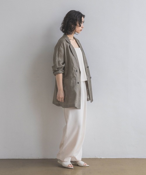 A part by(アパートバイ)の「フレアキャミサロペ(サロペット/オーバーオール・レディース・ライトグリーン/アイボリー/ブラック・SMALL/MEDIUM)」の8枚目の写真