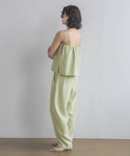 A part by(アパートバイ)の「フレアキャミサロペ(サロペット/オーバーオール・レディース・ライトグリーン/アイボリー/ブラック・SMALL/MEDIUM)」の15枚目の写真