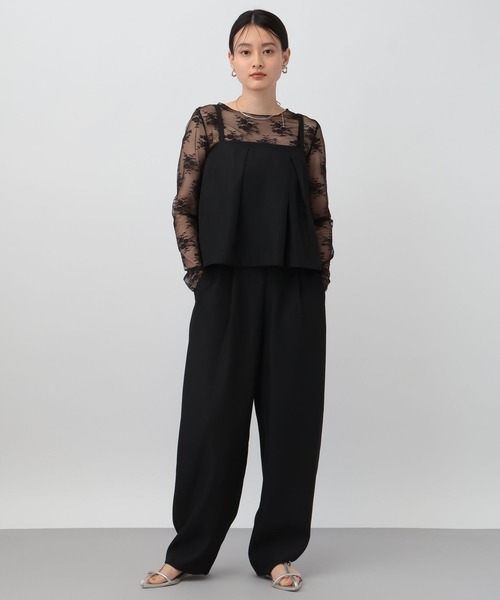 A part by(アパートバイ)の「フレアキャミサロペ(サロペット/オーバーオール・レディース・ライトグリーン/アイボリー/ブラック・SMALL/MEDIUM)」の20枚目の写真