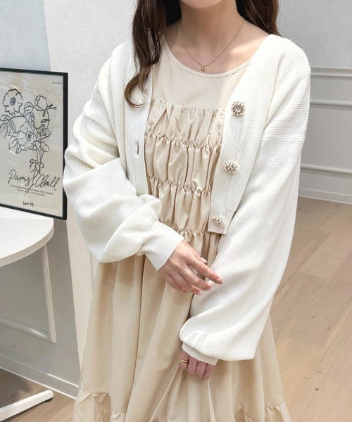 新品‼️day to day ワンピース オフィスカジュアル‼️定価17,250円♡ きれいめワンピース オフィスカジュアル ワンピース[品番