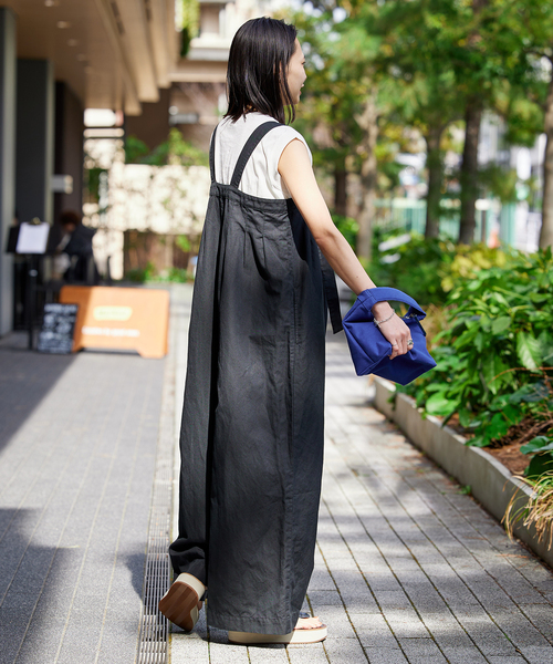 ジャーナルスタンダード　ブラック サロペット ワイド JOURNAL STANDARD（ジャーナルスタンダード）の「《追加》サロペット