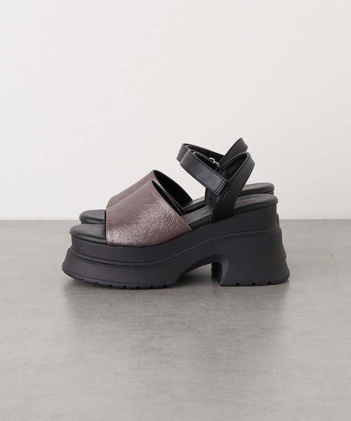 CIAOPANIC（チャオパニック）の「ボリュールソールストラップサンダル（サンダル・レディース・シルバー/ブラック・L/M/S）」の10枚目の写真