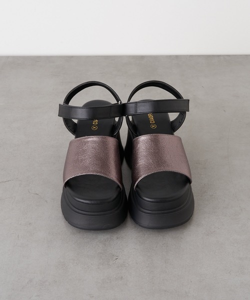 CIAOPANIC（チャオパニック）の「ボリュールソールストラップサンダル（サンダル・レディース・シルバー/ブラック・L/M/S）」の9枚目の写真