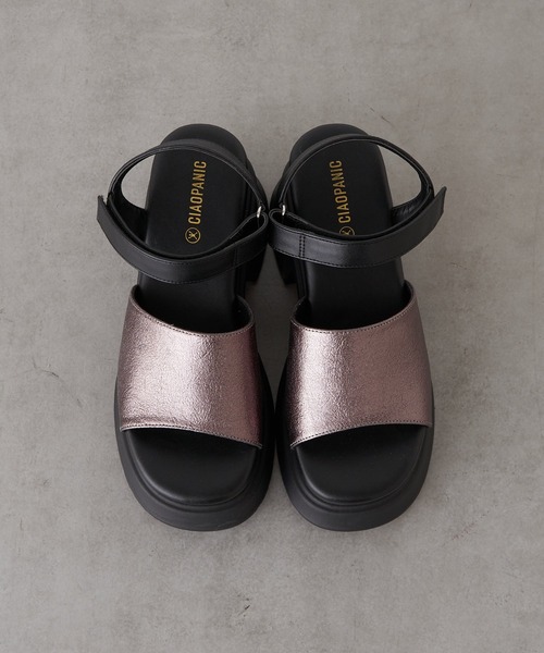 CIAOPANIC（チャオパニック）の「ボリュールソールストラップサンダル（サンダル・レディース・シルバー/ブラック・L/M/S）」の12枚目の写真
