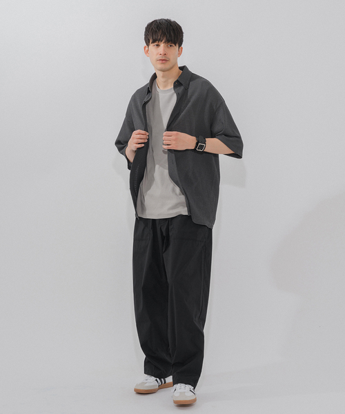 EDIFICE（エディフィス）の「ドライナイロン ラウンドベイカーパンツ（その他パンツ・メンズ・ネイビー/ブラック/チャコールグレー・MEDIUM/LARGE）」の4枚目の写真