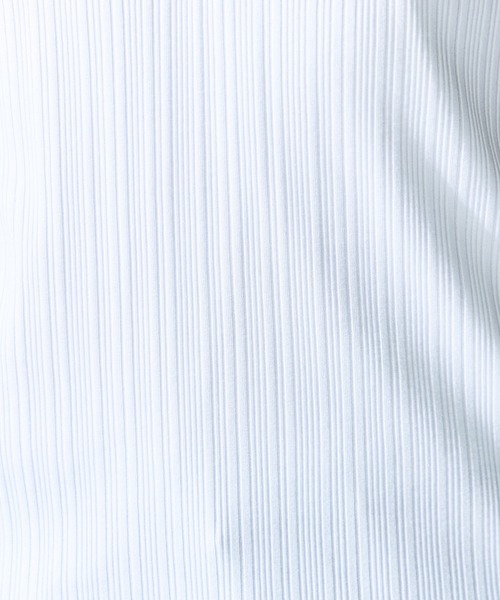 HIDEAWAYS NICOLE（ハイダウェイニコル）の「ランダムテレコショートレギュラーカラーポロシャツ（ポロシャツ・メンズ・ミント/ネイビー/ラベンダー/ホワイト/ブラック/ダークオレンジ・MEDIUM/LARGE/X-LARGE/XX-LARGE）」の21枚目の写真