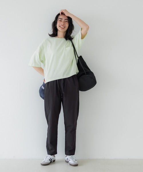 coca(coca)(コカ)の「イージーテーパードパンツ/撥水加工(その他パンツ・レディース・ブラック/カーキ・M/L)」の12枚目の写真