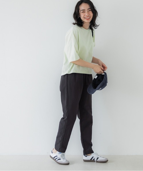 coca(coca)(コカ)の「イージーテーパードパンツ/撥水加工(その他パンツ・レディース・ブラック/カーキ・M/L)」の10枚目の写真