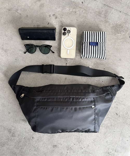 SPRUCE（スプルース）の「EM:アピアボディバッグ 軽量 約220g（ボディバッグ/ウエストポーチ・レディース・ブラック/アイボリー/ベージュ/カーキ・FREE）」の2枚目の写真