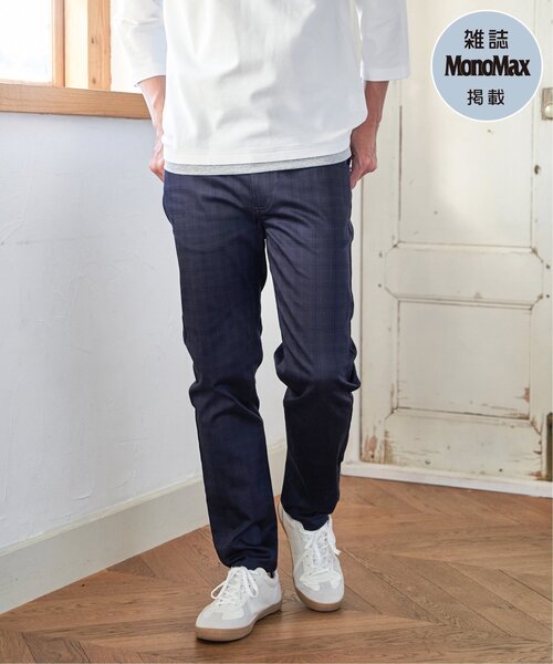 ikka（イッカ）の「【雑誌MonoMax5月号掲載】接触冷感チェック5ポケットパンツ【接触冷感】「小泉孝太郎さん着用モデル」（その他パンツ・メンズ・ネイビー/チャコール/ベージュ・M/L/S/XL）」の3枚目の写真