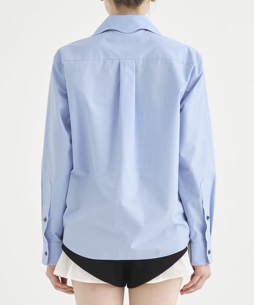 TOGA CAPE COTTON SHIRT ホワイト トーガ シャツ 新品 TOGA Cape cotton shirt white トーガ シャツ
