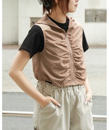 3.3 Field Trip  | 3.3 Field Trip／シャーリングショートジャケットベスト 2105737(ベスト)