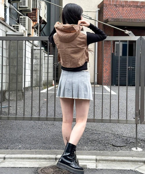 3.3 Field Trip （3.3フィールドトリップ）の「3.3 Field Trip／シャーリングショートジャケットベスト 2105737（ベスト・レディース・ベージュ/グレー・FREE）」の17枚目の写真