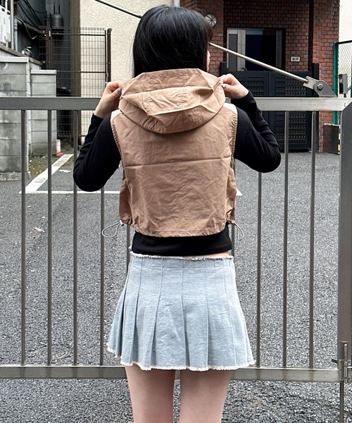 3.3 Field Trip （3.3フィールドトリップ）の「3.3 Field Trip／シャーリングショートジャケットベスト 2105737（ベスト・レディース・ベージュ/グレー・FREE）」の19枚目の写真