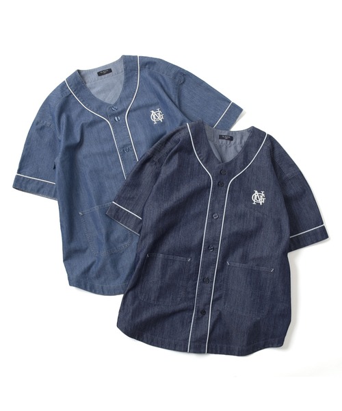 GLAZOS（グラソス）の「【接触冷感】【セットアップ対応】デニム・ノーカラーシャツ（シャツ/ブラウス・キッズ・ライトブルー/インディゴブルー・170cm/160cm/150cm/140cm）」の13枚目の写真