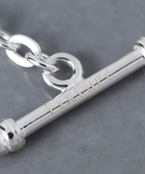 UNITED ARROWS（ユナイテッドアローズ）の「【別注】＜fixture＞ プレーン チェーンネックレス（ネックレス・メンズ・シルバー・FREE）」の3枚目の写真