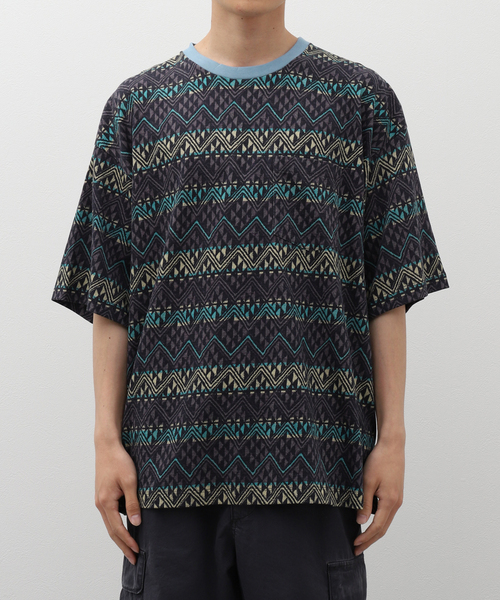 【美品】J.S Homestead × Fritter コットンプリントシャツ JOURNAL STANDARD J.S HOMESTEAD シャツ J.S.Homestead