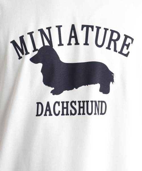 FOUND GOOD(ファウンドグッド)の「リンガーDogプリントT(Tシャツ/カットソー・メンズ・ネイビー/ホワイト系5/ピンク系2・L/XL/S/M)」の15枚目の写真