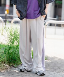improves（インプローブス）の「【SIDEWAY STANCE】ラインジャージ ワイド トラックパンツ（その他パンツ）」